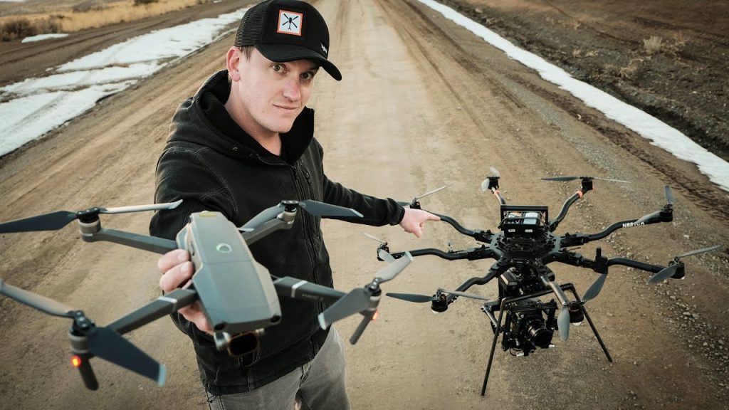 Pilote de drone dans le secteur du cinéma