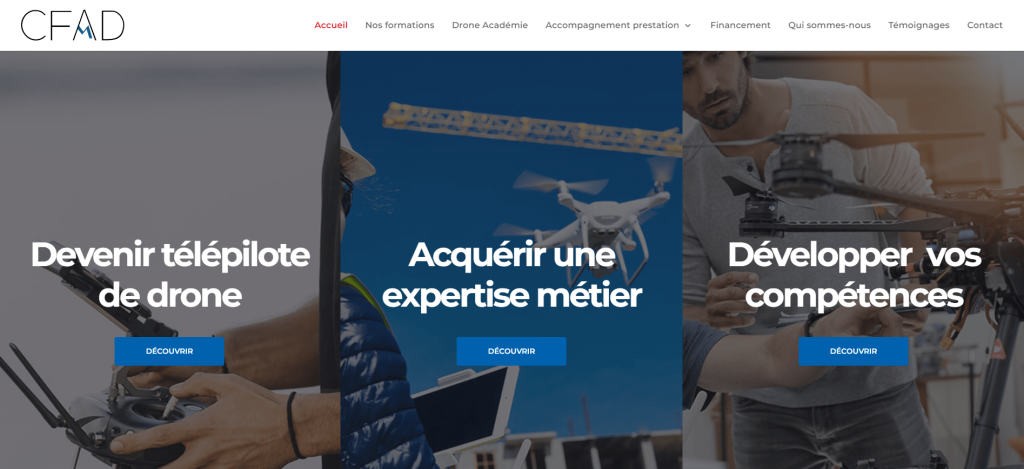 meilleure formation pilote drone CFAD